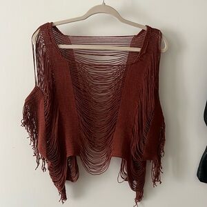 Boho Fringe Top: OS